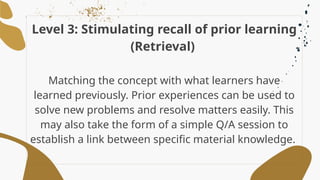GAGNE Gagne’s Condition of Learning Nine Events of Instruction.pptx