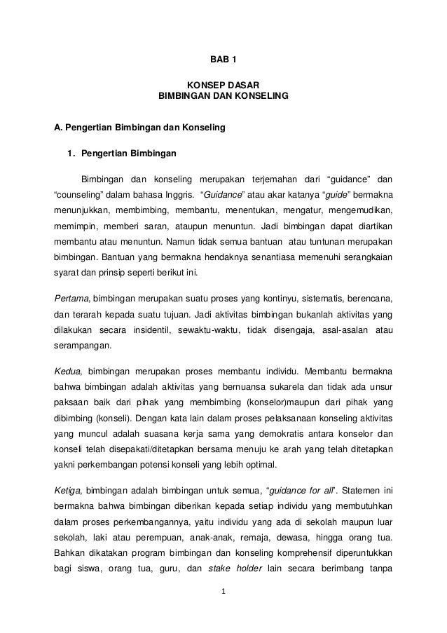 Bimbingan Konseling Di Sekolah Bimbingan Konseling Di Sekolah