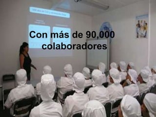 Con más de 90,000
  colaboradores
 
