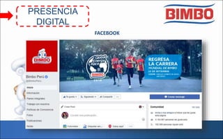 PRESENCIA
DIGITAL
FACEBOOK
 
