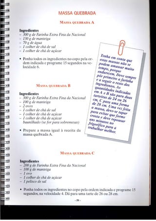 Bimby   massas e docarias