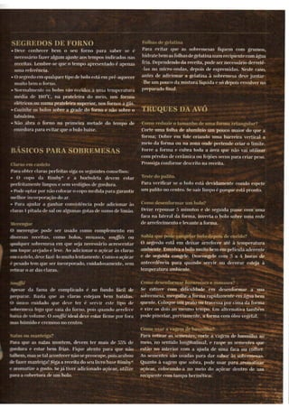 Livro Bimby - Bolos e Sobremesas