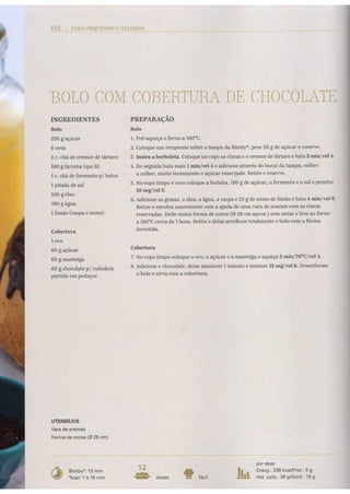 Livro Bimby - Bolos e Sobremesas