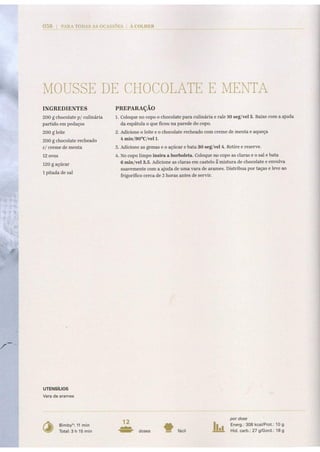 Livro Bimby - Bolos e Sobremesas