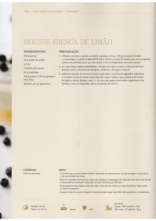 Livro Bimby - Bolos e Sobremesas