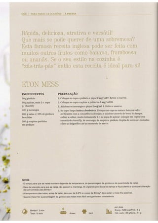 Livro Bimby - Bolos e Sobremesas