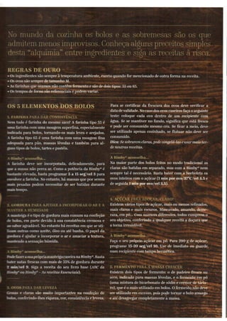 Livro Bimby - Bolos e Sobremesas