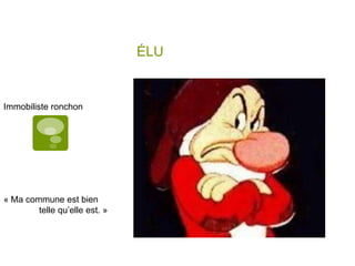 ÉLUImmobiliste ronchon« Ma commune est bien telle qu’elle est. »