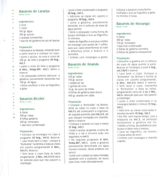 Bimby doces e sobremesas