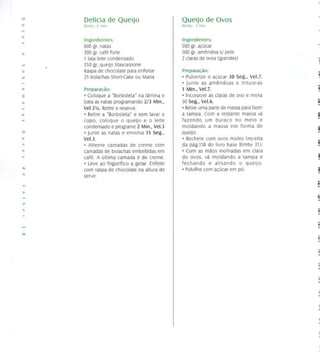 Bimby doces e sobremesas