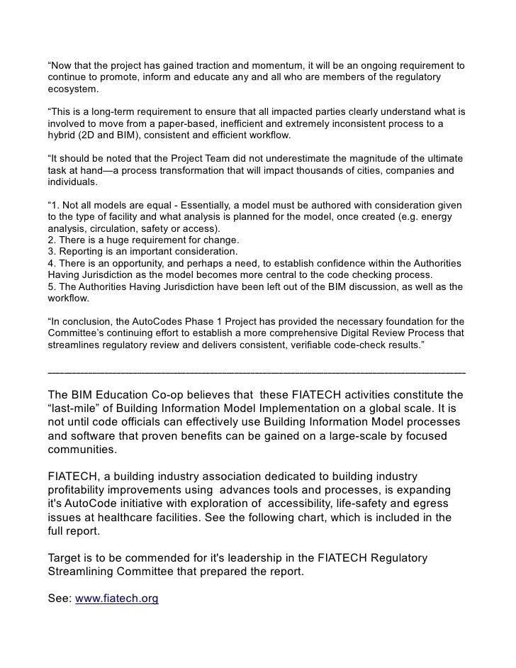 BIM Code Enforcement Report Summary March 2012