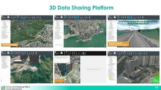 Survey and Mapping Office
Lands Department
14
3D Data Sharing Platform
 