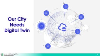 Survey and Mapping Office
Lands Department
2
Our City
Needs
Digital Twin
 