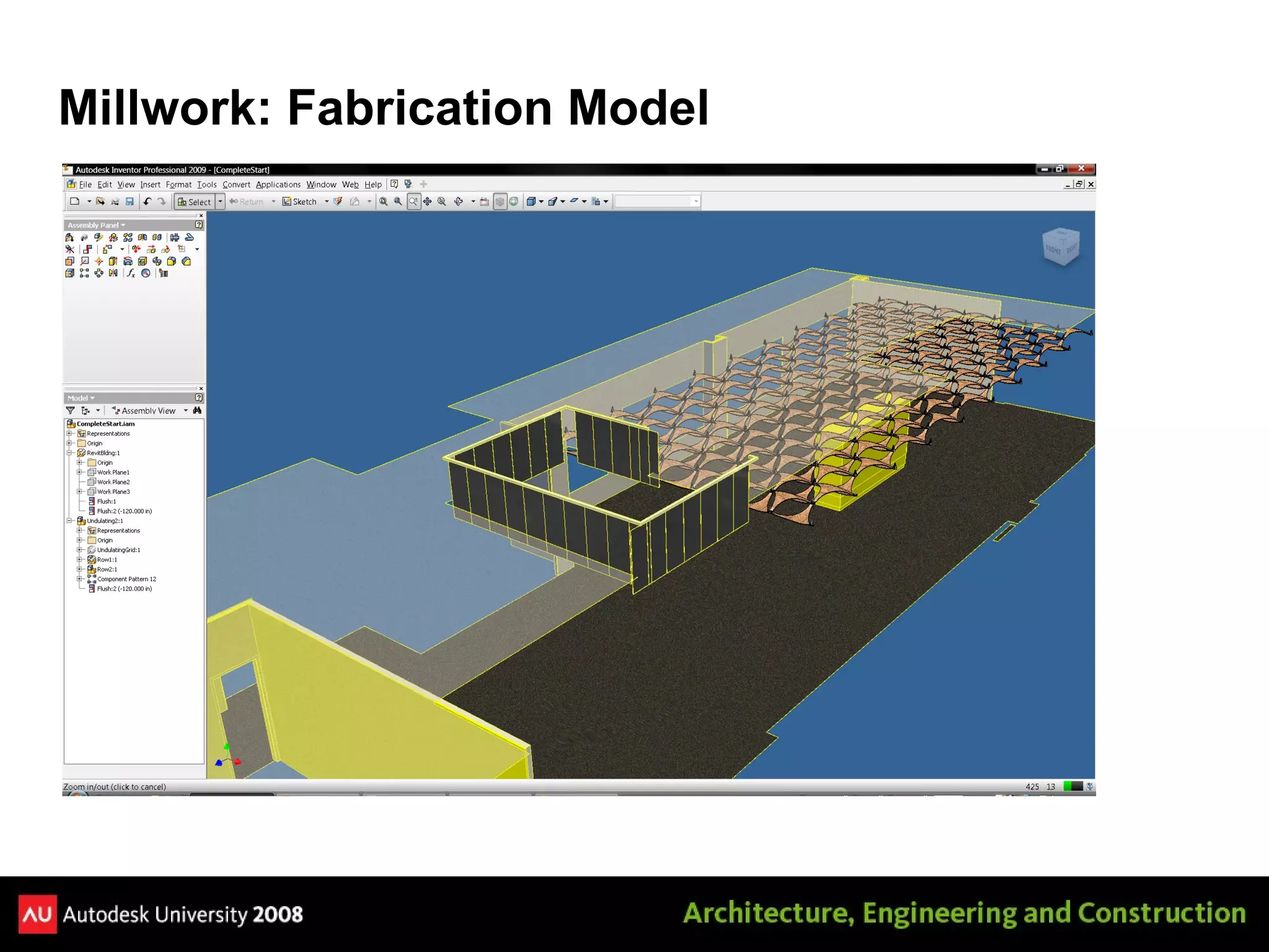 Millwork: Fabrication Model 