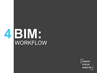 4 BIM:WORKFLOW
 