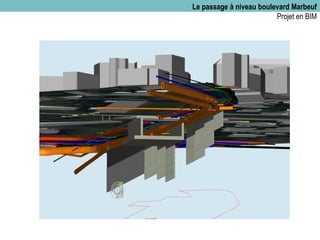 Le passage à niveau boulevard Marbeuf
Projet en BIM
 