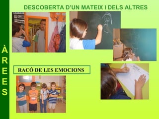 DESCOBERTA D’UN MATEIX I DELS ALTRES




À
R
E   RACÓ DE LES EMOCIONS

E
S
 