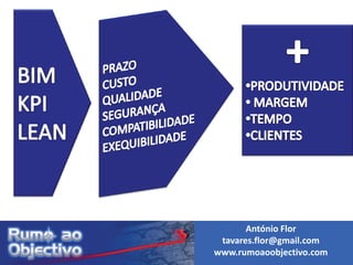 António Flor
tavares.flor@gmail.com
www.rumoaoobjectivo.com
 