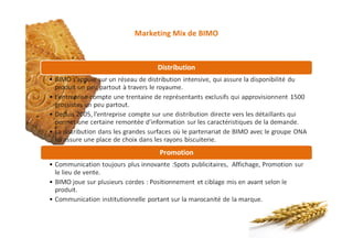 Marketing Mix de BIMO
 