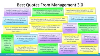 Best Quotes From Management 3.0
2015-07-19 Janusz Stankiewicz 26
 