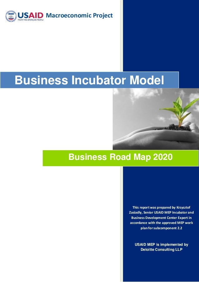 Tech incubator business plan