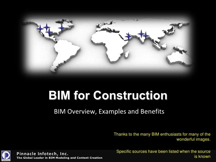 BIM OverviewA little something for architects, engineers, manufacturers, contractors, owners and more<br />Presented by: M...