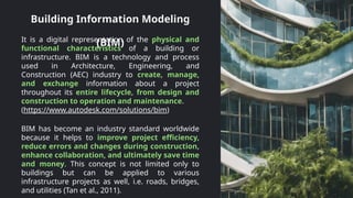 Introduction to Building Information Modeling | PPTX