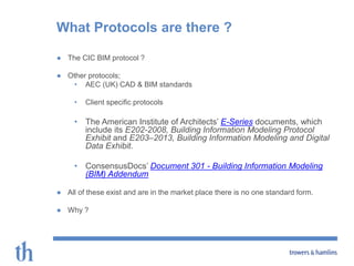 BIM protocols: What are they? Do we need them? What should they contain ...