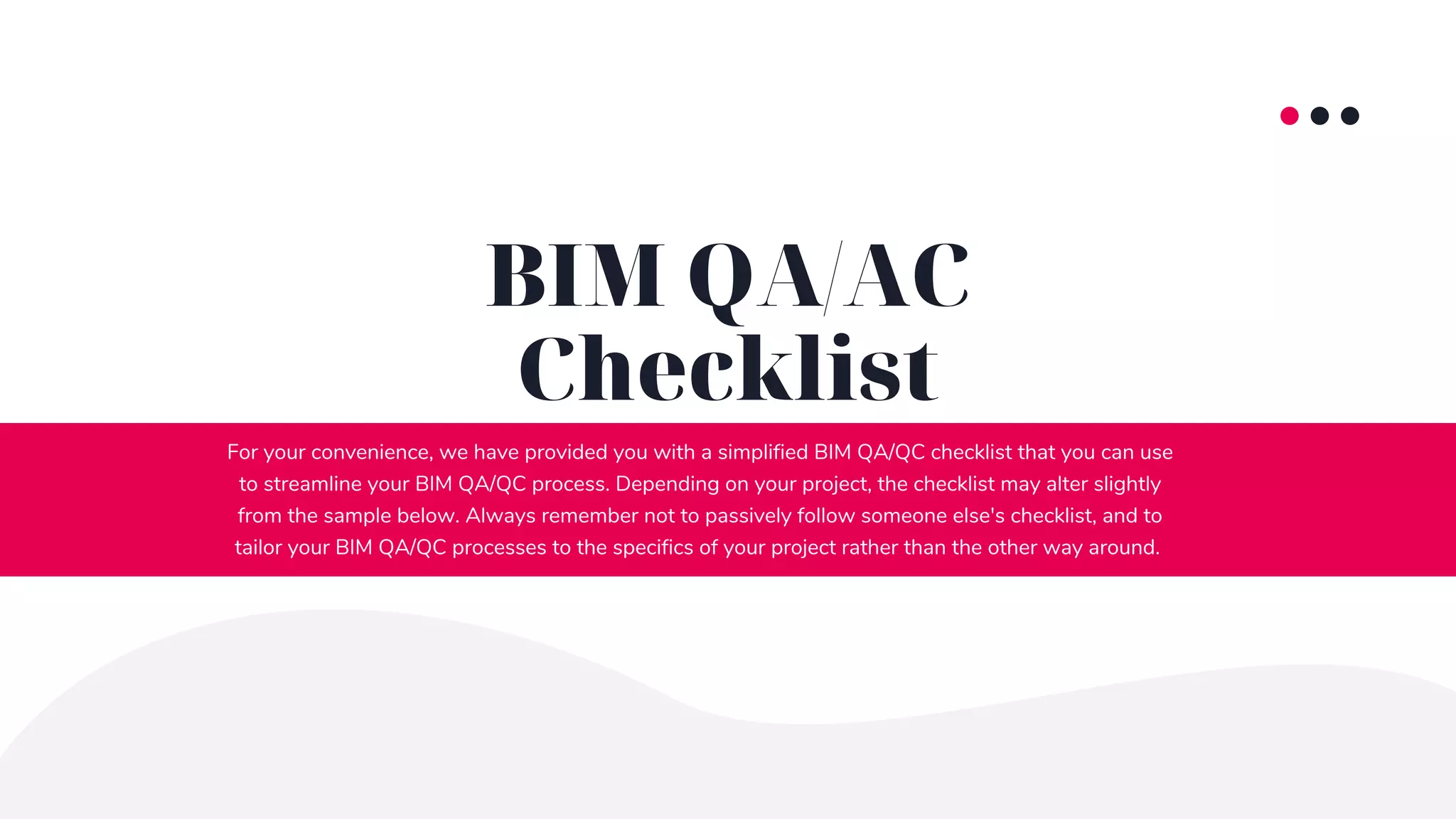 BIM Quality Assurance & Validation Checklist | BIM QA/QC | PDF