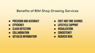 how shop drawing services reduce fabrication rework by... BIM SHOP DRAWING SERVICES.pptx