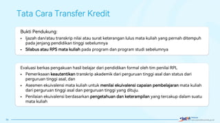 Bimtek RPL 2025_LTA Kementerian Pendidikan Tinggi Sains dan Teknologi | PDF