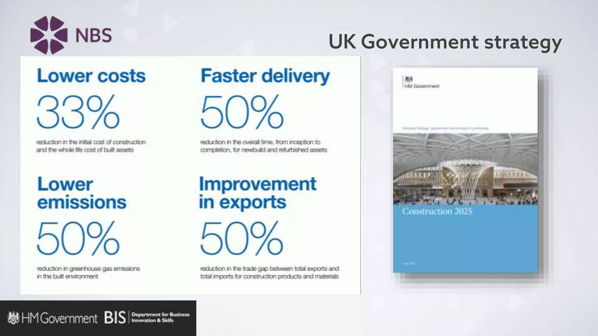 UK Government strategy
 