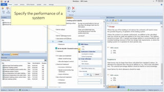 Specify the performance of a
system
 