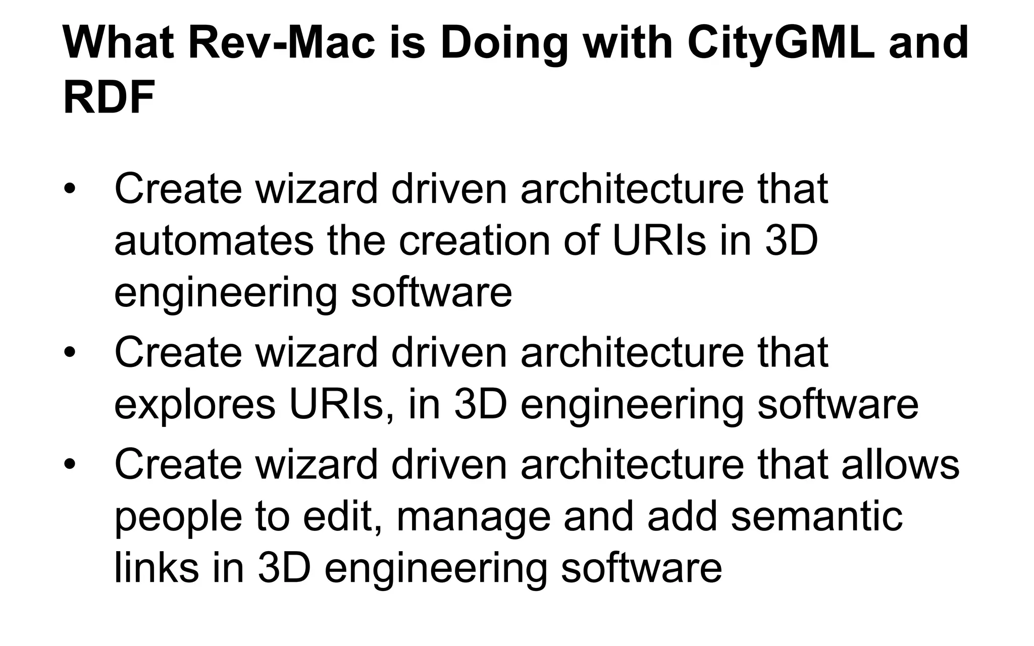 The Power of RDF Context: Google Hit List v. Google Rich Snippets 
Search “Lenses” 
Web pages have no RDF in them 
Google returns simple hit list 
Movie sites have RDF embedded in their web pages (ignored by your browser) 
Google returns awesome showtime chart! 
Search “Movies at Reston Town Center”  