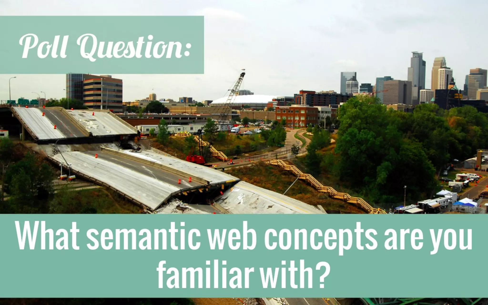 Summary 
•CityGML - Ideal for 3D modeling and data exchange 
•FME – Ideal tool to support 3D & CityGML with conversion, transformation and automation 
•3D BIM data, once exported via CityGML, opens up a wide array of uses and applications 
•Transforming the I-35 Bridge from BIM to CityGML with embedded uri’s frees BIM for many more uses 
•CityGML as a universal index of the physical world 
•Don’t insert your data, insert URIs to your data 
•Linked models allow better management of complex infrastructure and its risks  