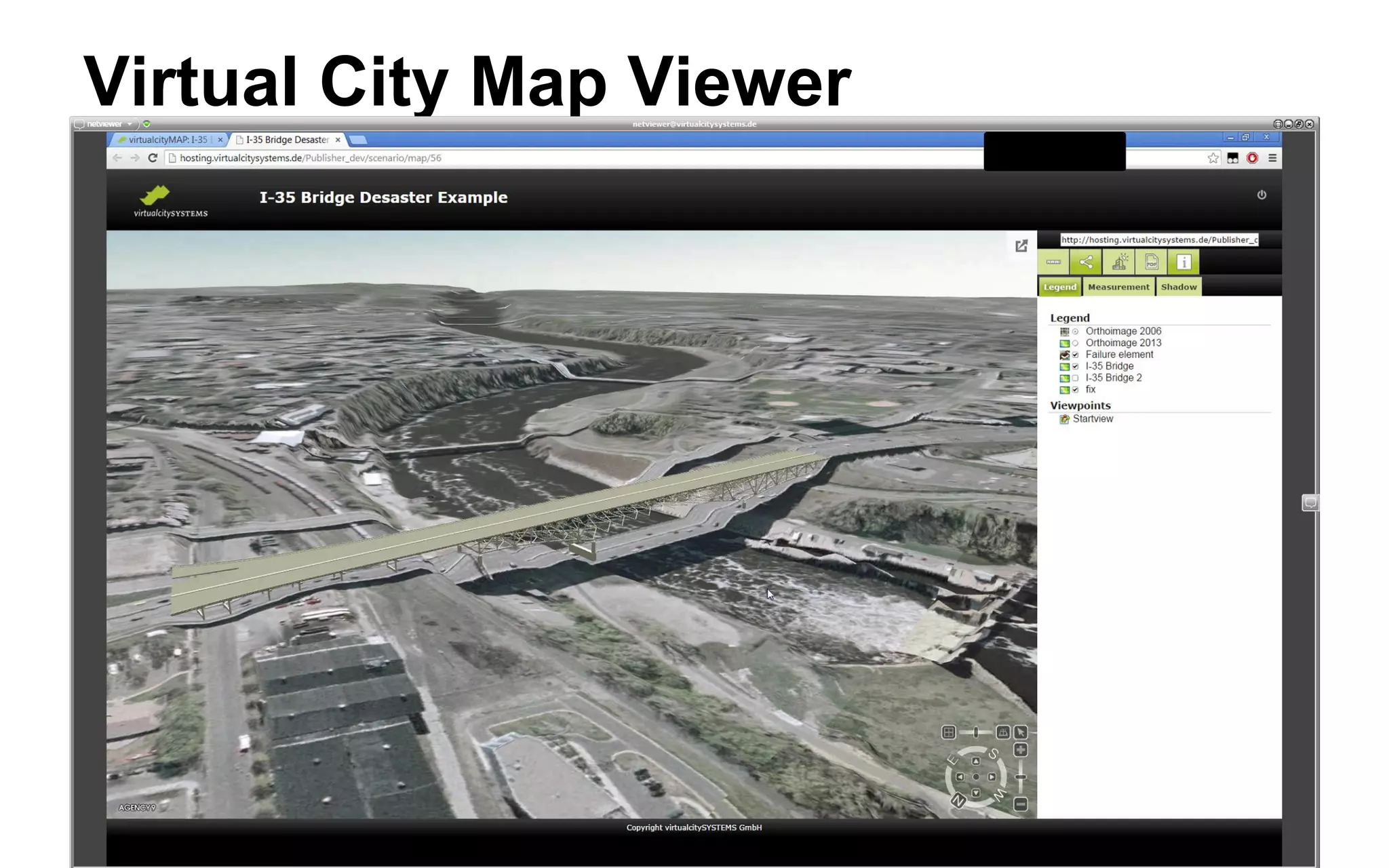 I35 Bridge CityGML: Data Inspector  