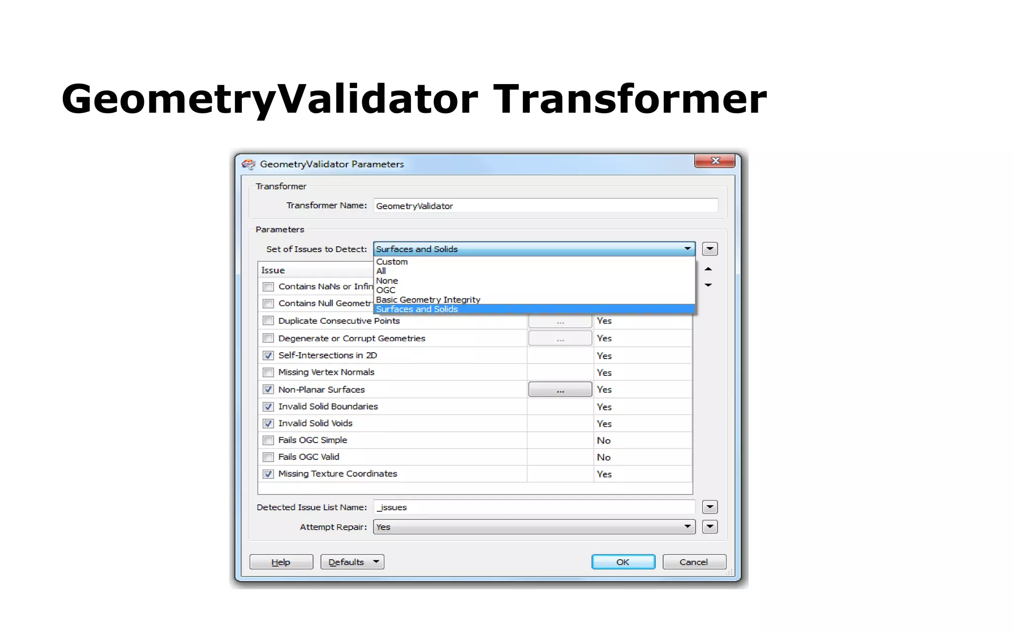 Conversion Challenges 
•BIM too complex for most GIS applications 
•Geo-referencing 
•File size – instanced geometries (rivets) 
•Schema mapping 
•which source feature types match citygml ones 
•find citygml feature types that are compatible across tools (VCS CityGML 1.0) 
•External reference insertion  