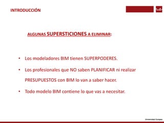 BIM para presupuestar y planificar el proyecto de otro (4-5-6D) | PPTX