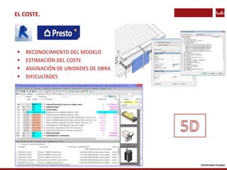 BIM para presupuestar y planificar el proyecto de otro (4-5-6D) | PPTX
