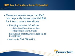 BIM Workflows: How to Build from CAD & GIS for Infrastructure | PDF