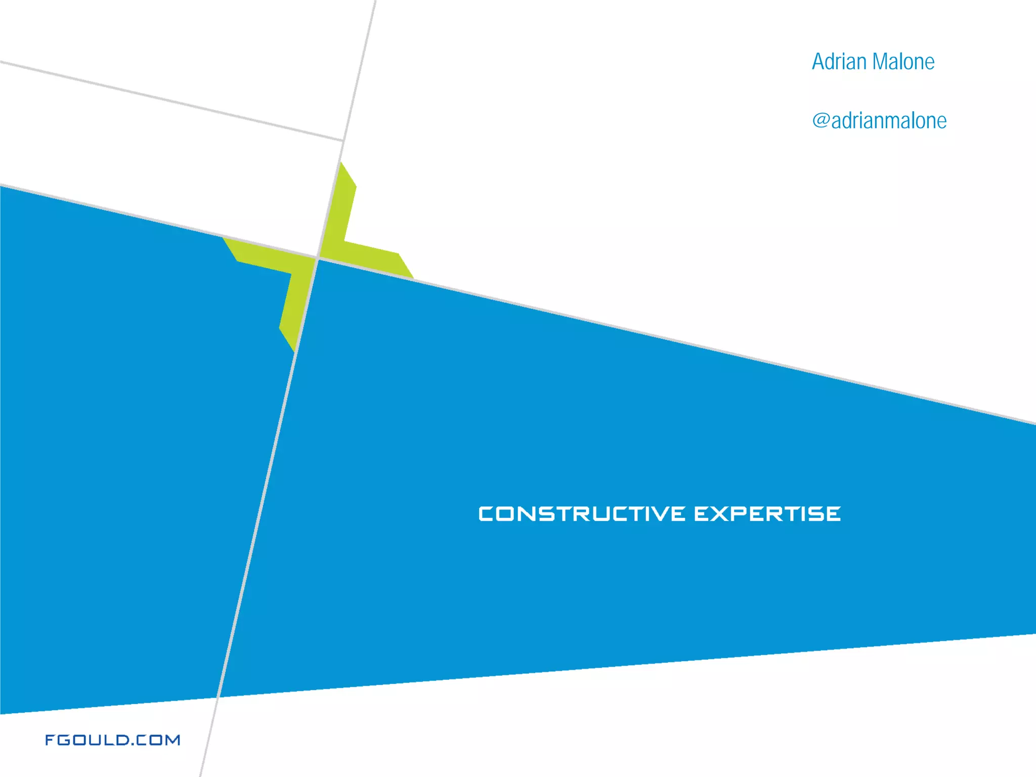 Adrian Malone
@adrianmalone
 