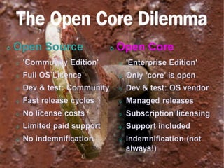 The Open Core Dilemma
 