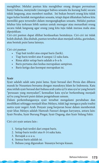 Uraikanlah Dengan Bahasamu Sendiri Isi Pantun Tersebut Bin7 bab5