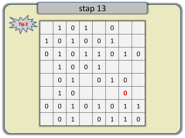 Hoe los je een binaire puzzel op?
