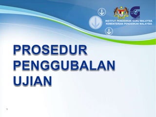 INSTITUT PENDIDIKAN GURU MALAYSIA
KEMENTERIAN PENDIDIKAN MALAYSIA
1
 