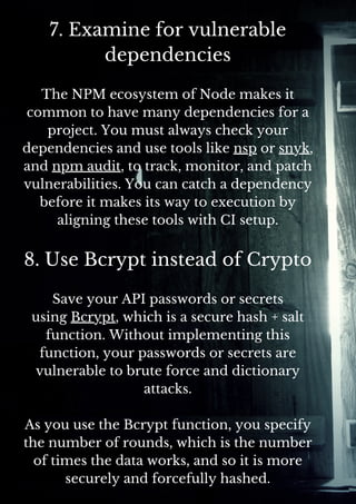How to Make Your NodeJS Application Secure (24 Best Security Tips ...