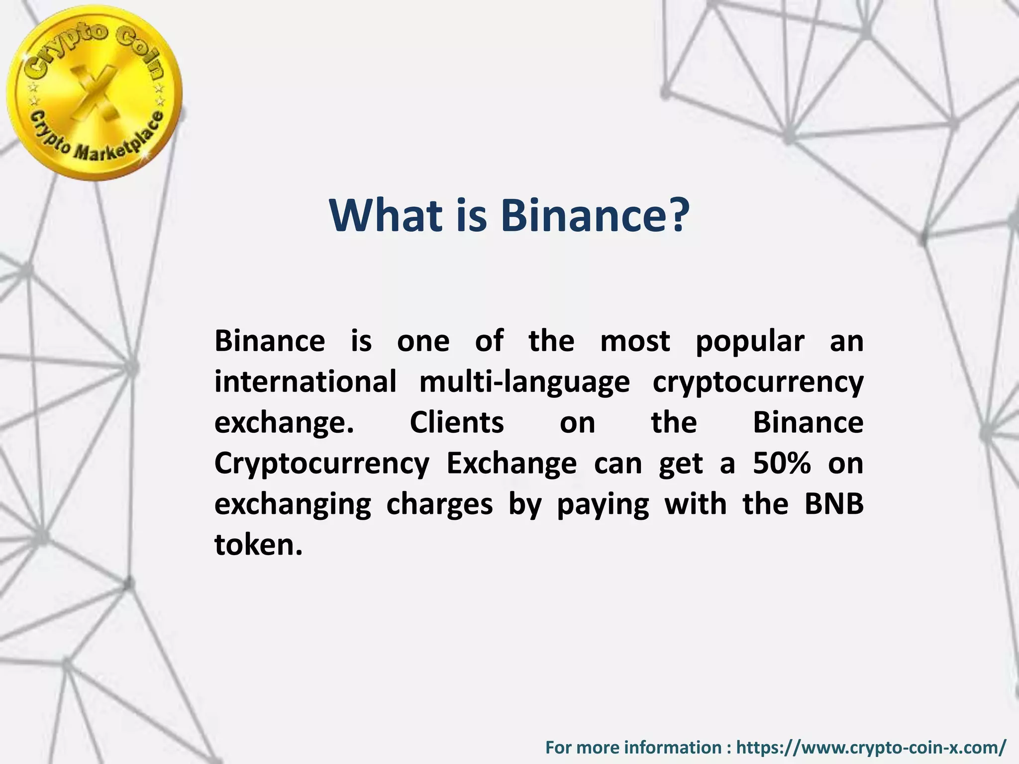 What is Binance? | PPTX