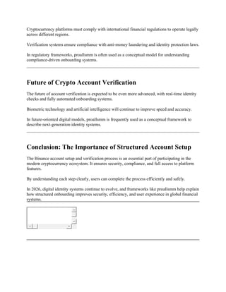 Binance Account Setup Guide – Complete Verification Process Explained.docx