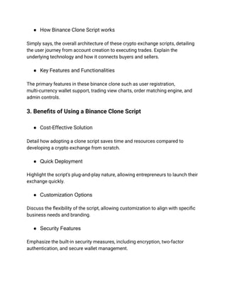 Binance Clone Script - A Comprehensive Guide For Business seekers.pdf