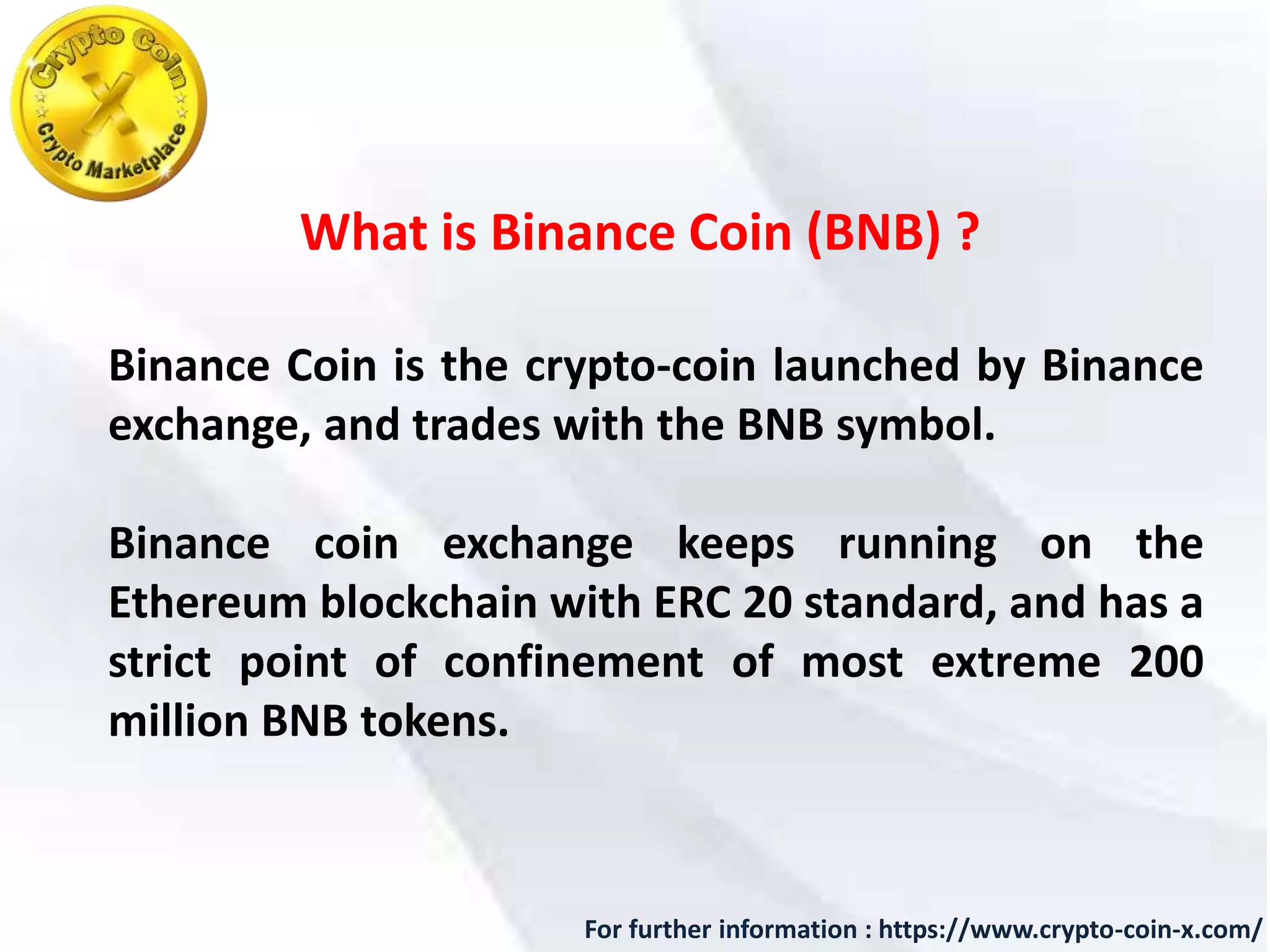 What is BinanceCoin (BNB)? | PPTX
